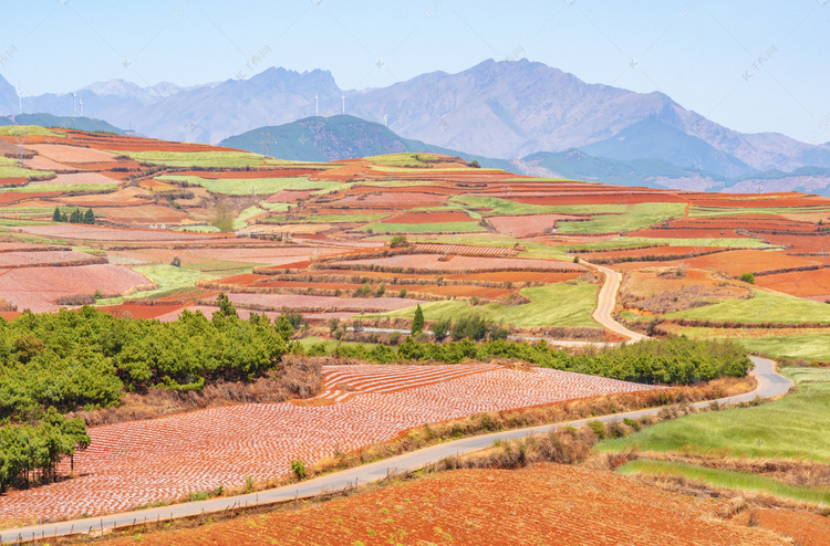 东川红土地摄影图