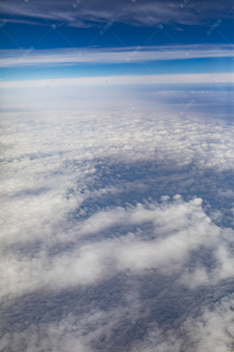 天空云海茫茫摄影图