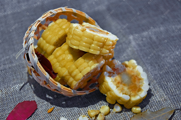 玉米段食材粗粮摄影图