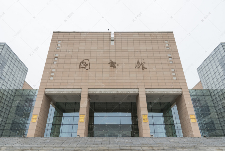 郑州大学图书馆摄影图