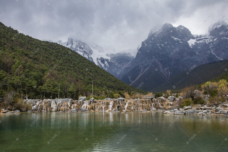 山水旅游区自然风光风景摄影图