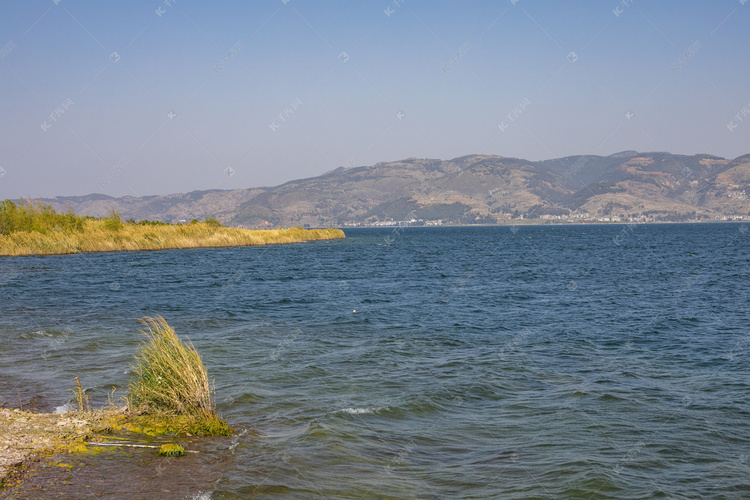 大海湖泊摄影图