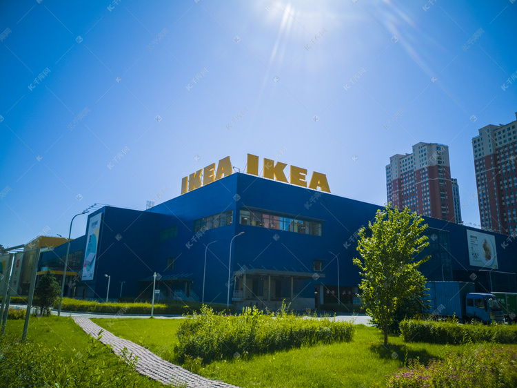 宜家IKEA商场建筑外观高清实