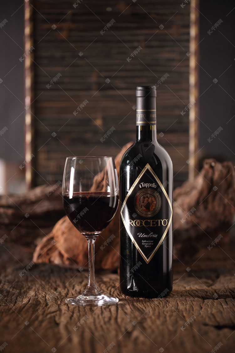 饮品红酒红葡萄酒摄影图