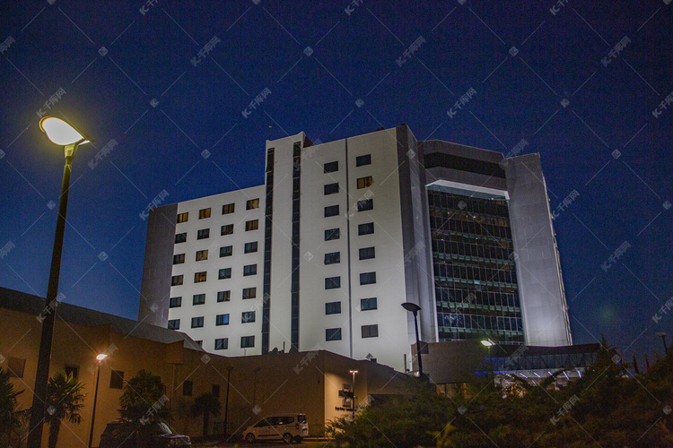 酒店夜景摄影图