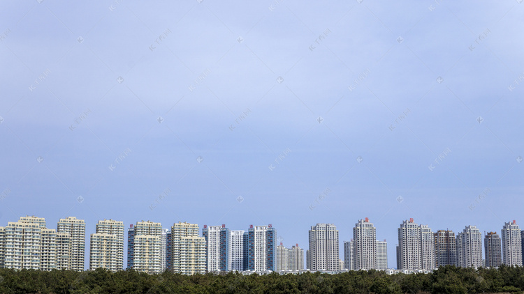 城市风景系列之高楼林立摄影图