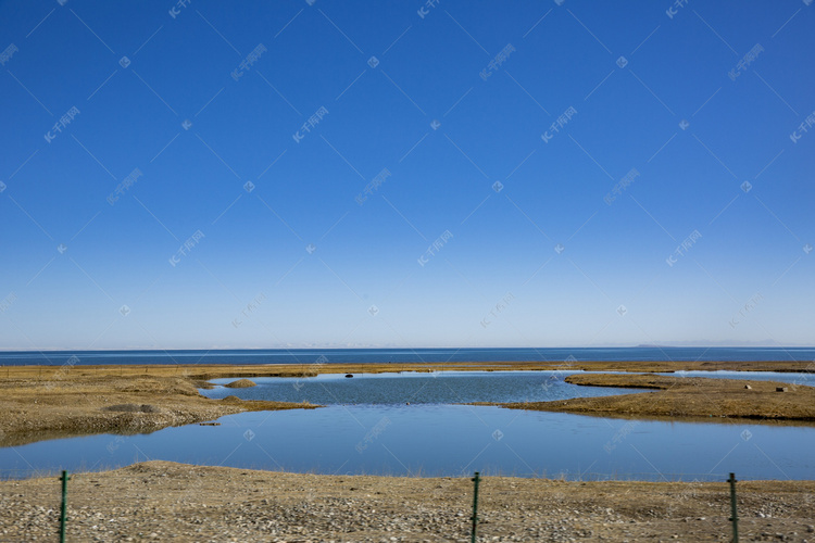 美丽青海湖风景摄影图