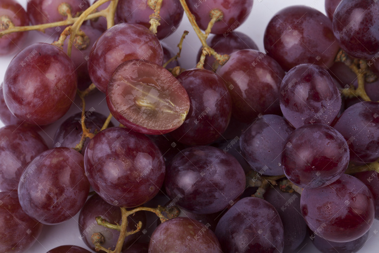 新鲜水果葡萄摄影图