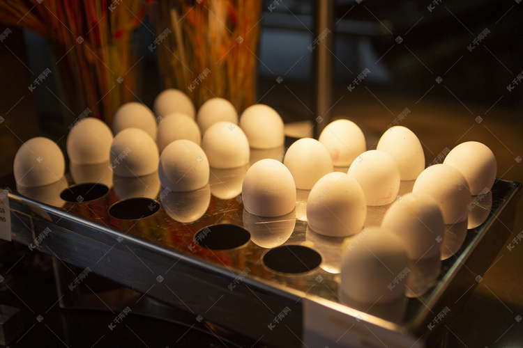 酒店餐厅鸡蛋摄影图