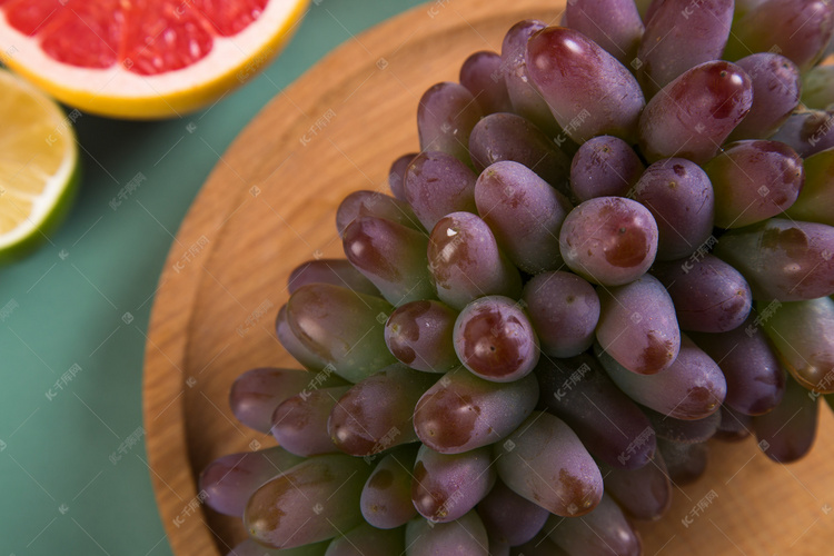 夏日水果葡萄摄影图