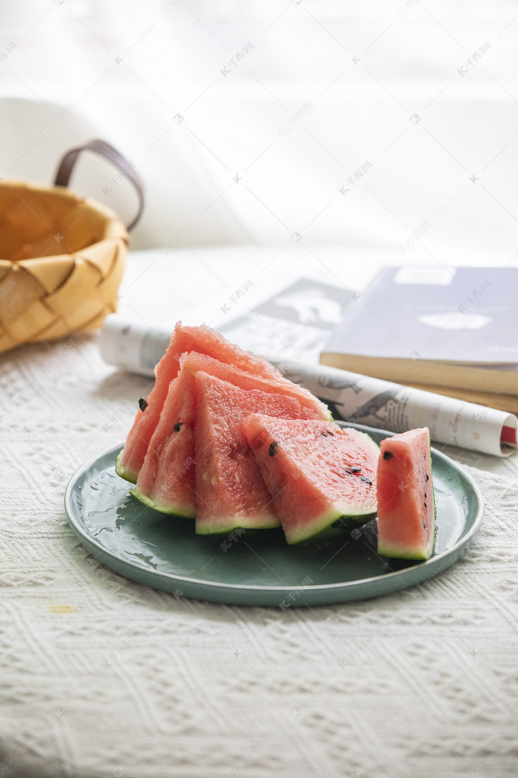 夏日水果西瓜摄影图