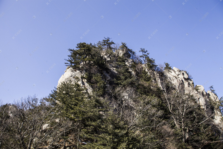 尧山石壁自然风光摄影图
