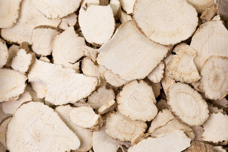 白芷中药药材摄影图