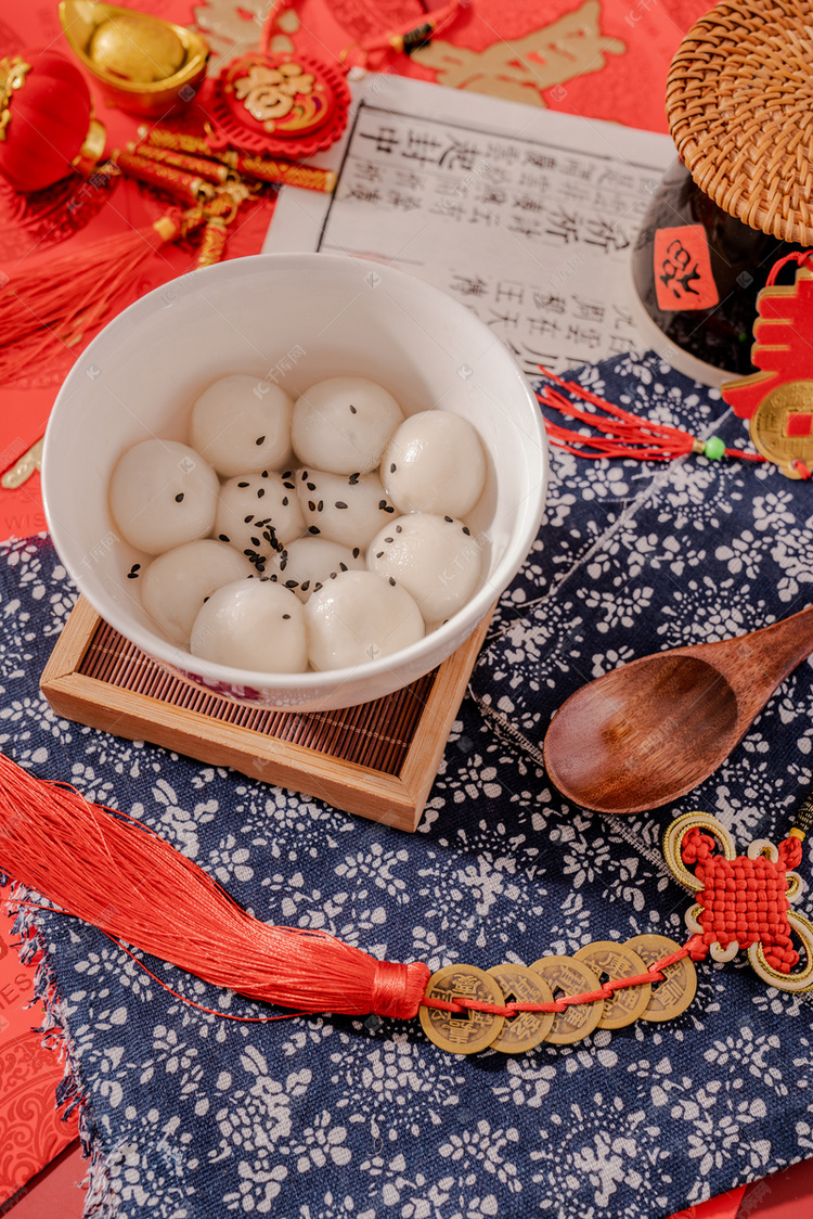 汤圆食品美食摄影图