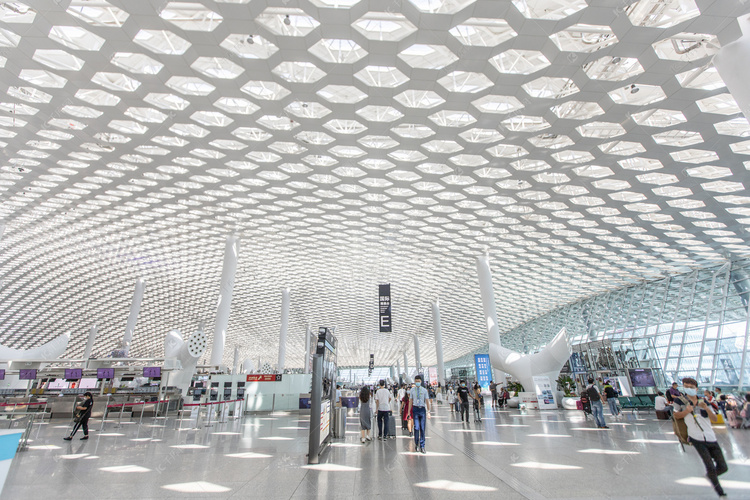 深圳宝安机场大气内景