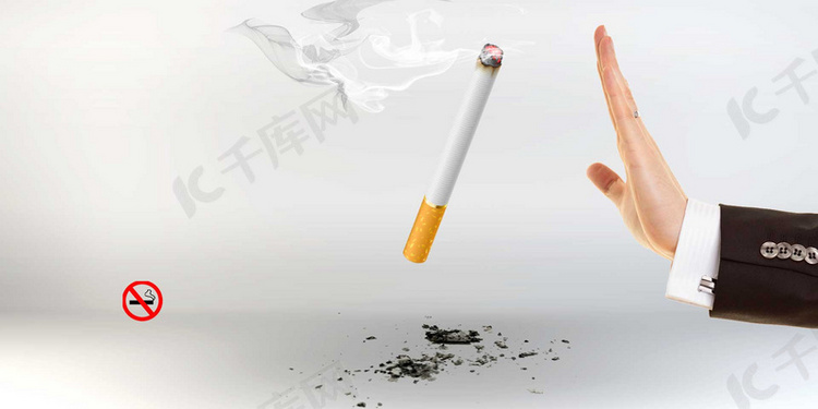 禁止吸烟背景banner海报