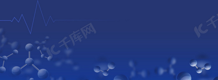 分子科技医疗安全蓝色banner