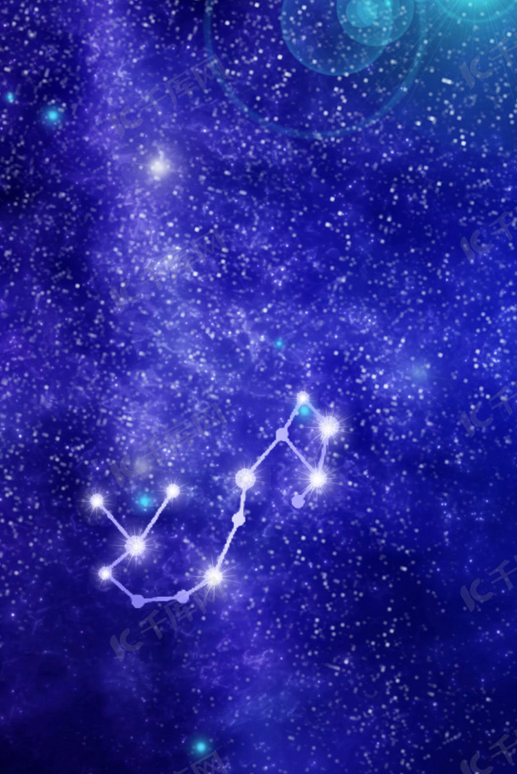 天蝎座星空图梦幻图片