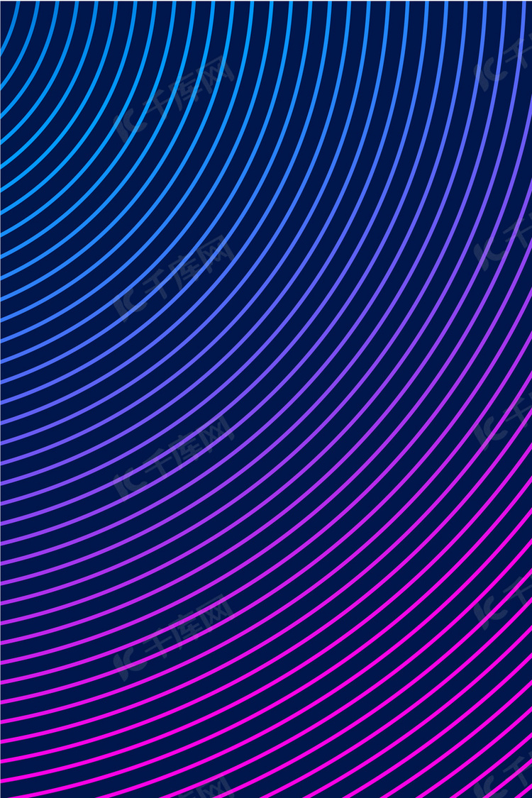 UI素材线条蓝紫色矢量背景