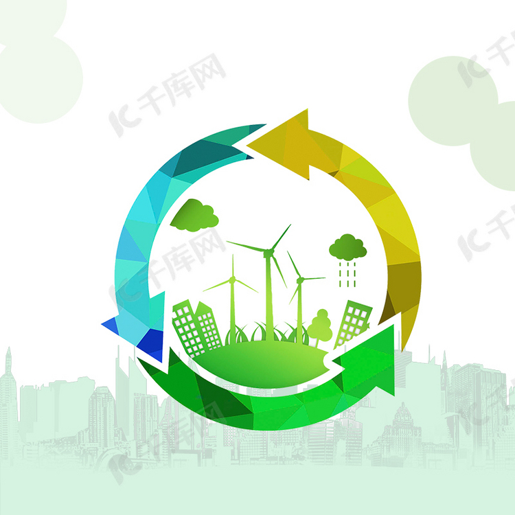 公益环保绿色拯救地球循环再生利
