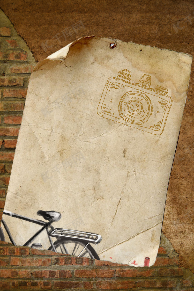 怀旧复古90年代回忆时光背景