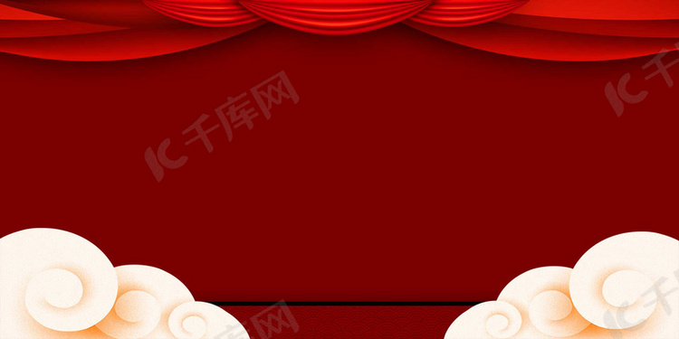 结婚手绘背景banner