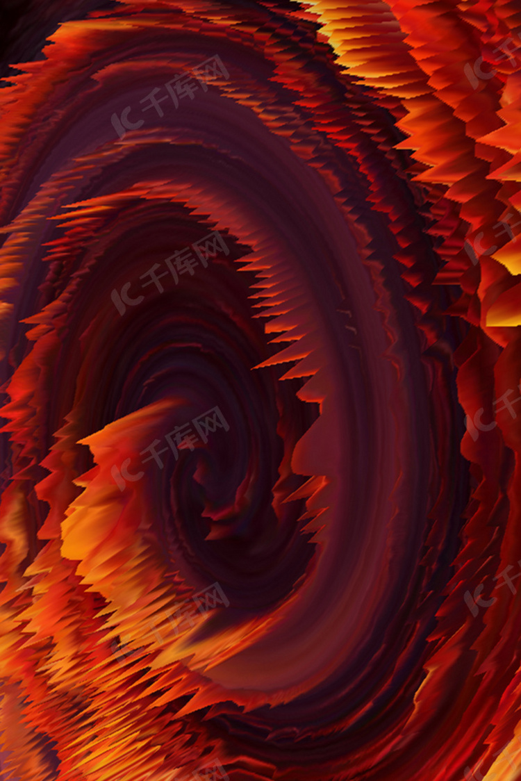 火焰漩涡抽象纹理