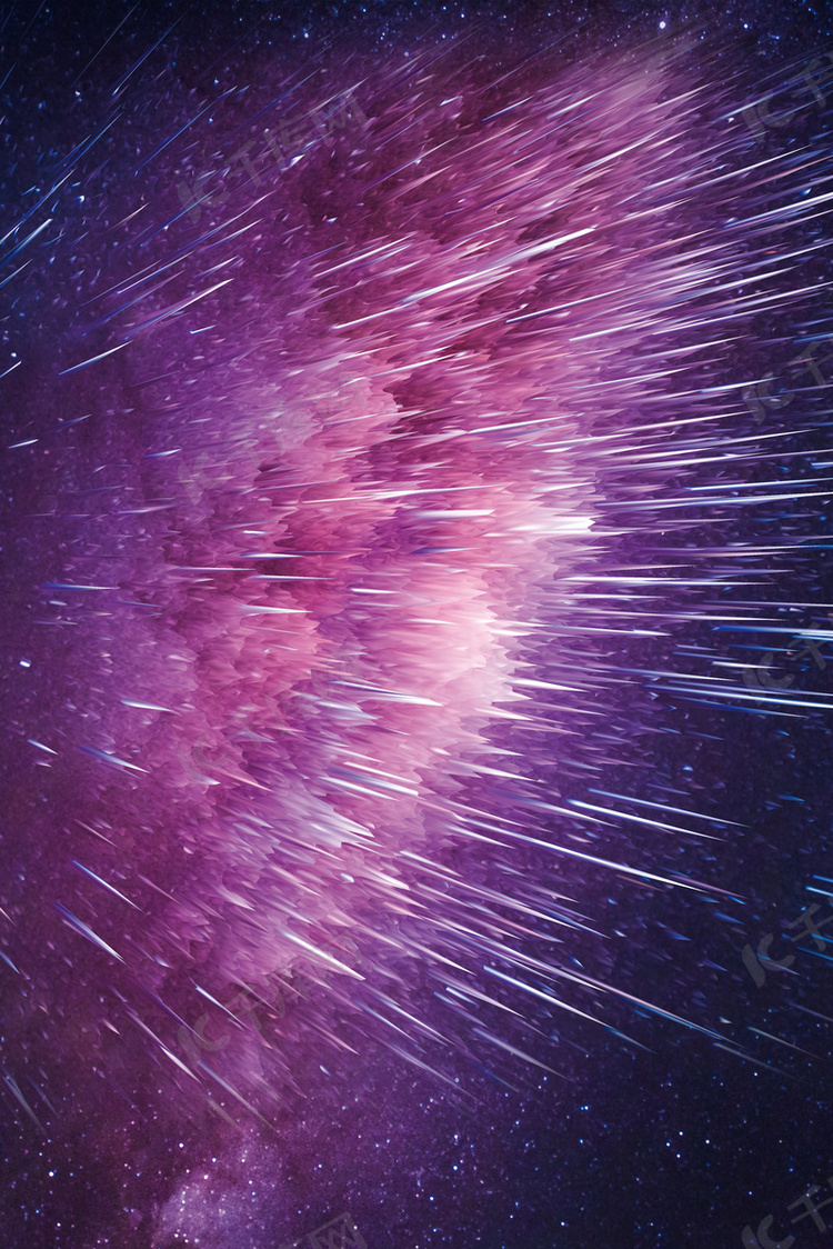梦幻宇宙星空粉色背景