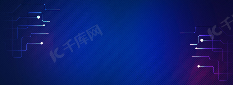 蓝色商务科技G20峰会banner背景