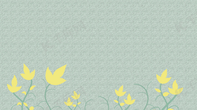 绿色三瓣花背景图片