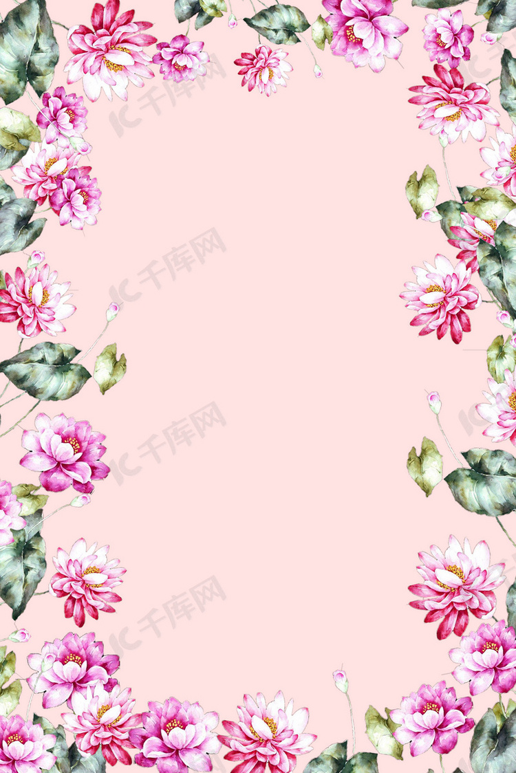 花团锦簇背景素材