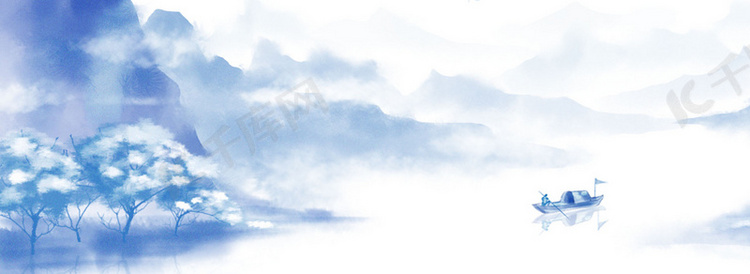 古风唯美雪景banner