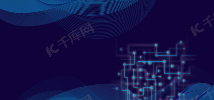 智能科技psd分层banner