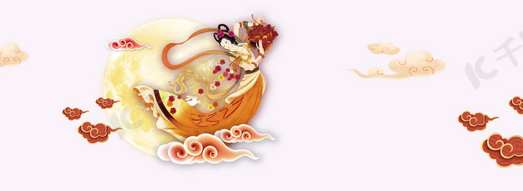 浓情中秋莲花banner