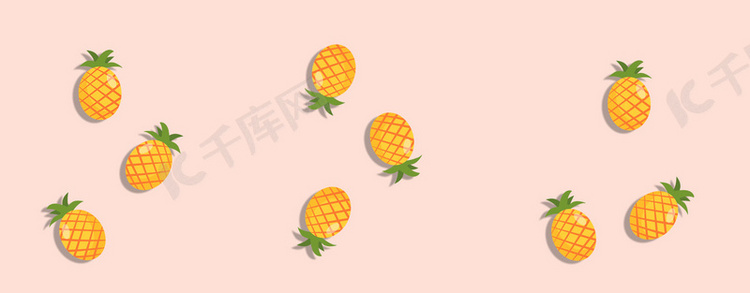 小清新甜点背景banner