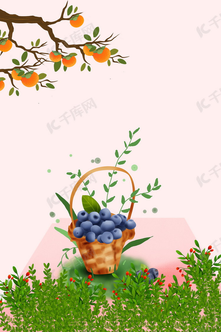 水果花卉背景图片