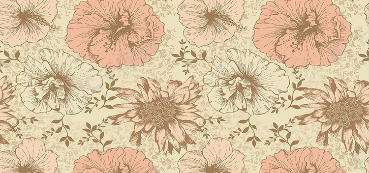 简约复古花纹纹理高清背景