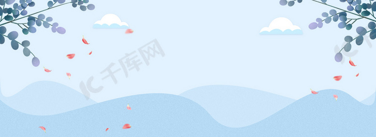 婴儿床促销狂欢蓝色banner