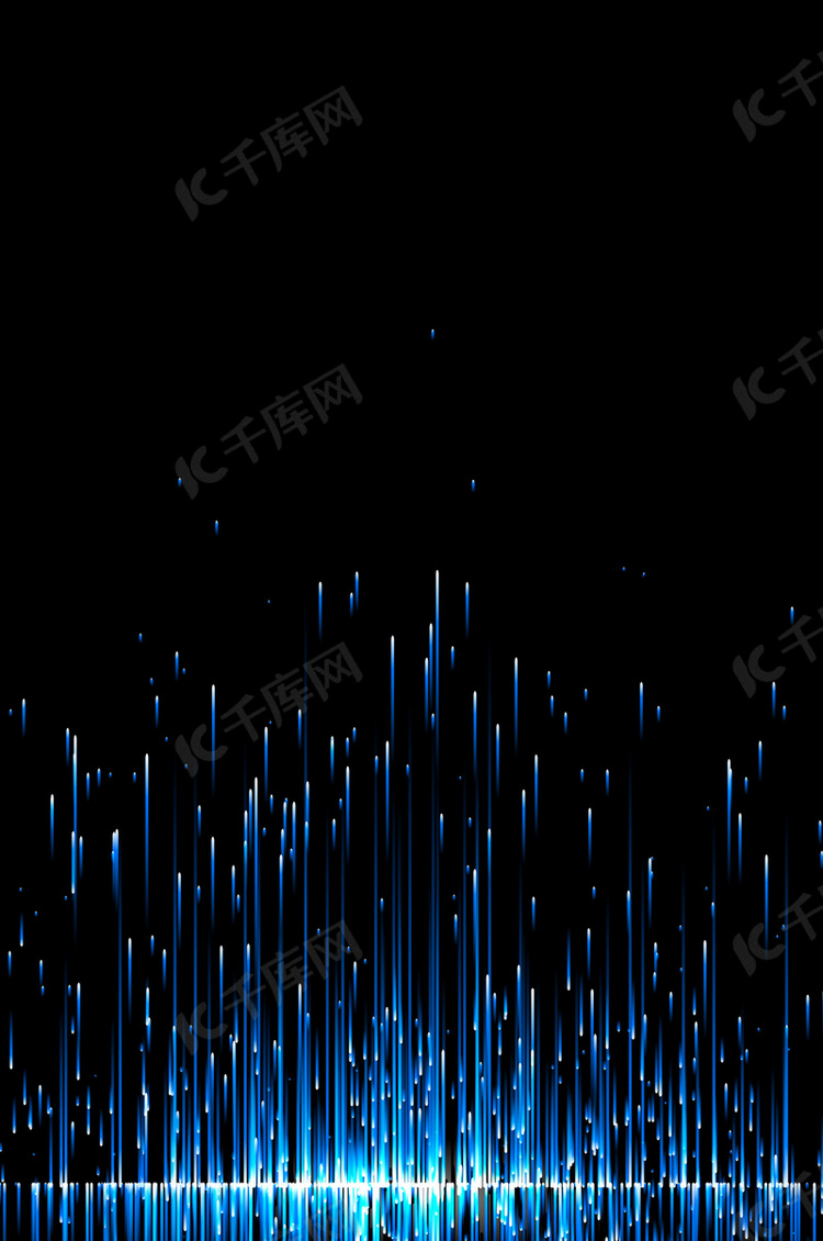 蓝色质感科技光线高清背景