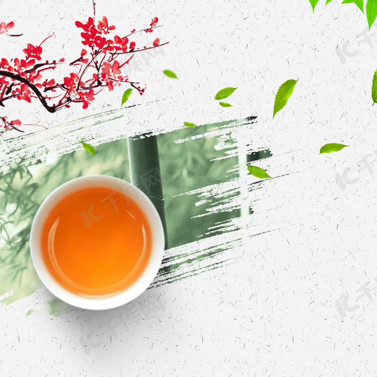 红茶春茶节中国风PSD分层主图