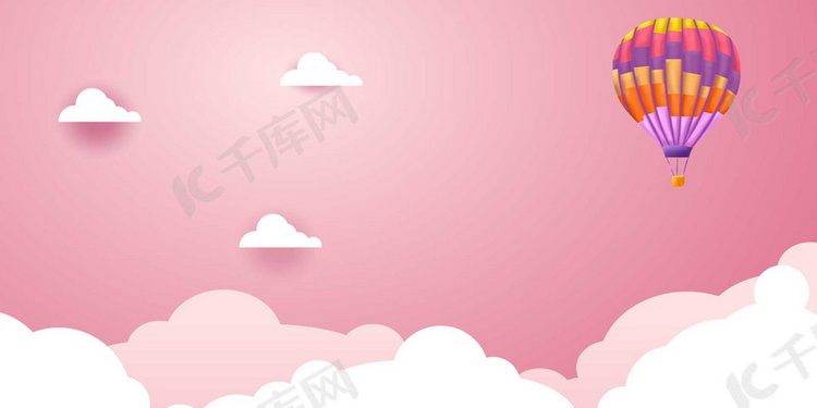 爱新红绸花朵喜庆设计海报banner