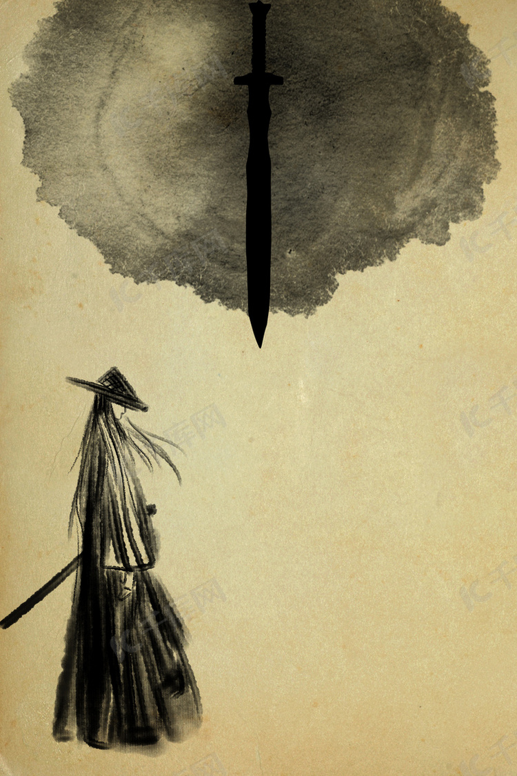 中国风墨韵十面埋伏