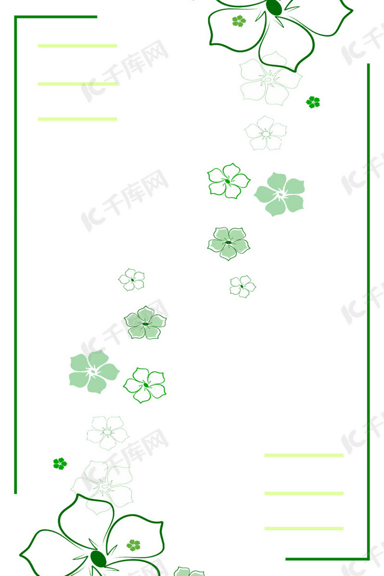 简约大气欧式边框背景