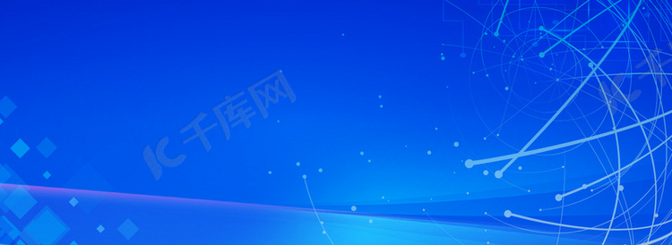 科技线条蓝色banner