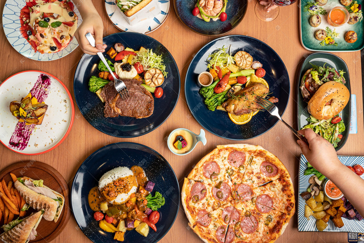 西餐白天美食食物拍摄摄影图配图