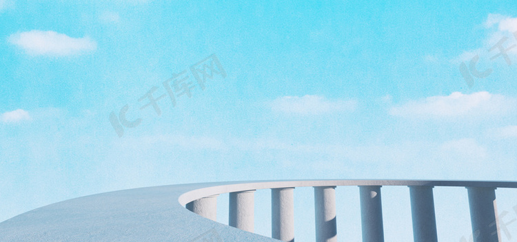 C4D唯美天空背景