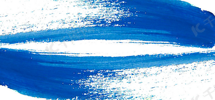 蓝色水彩质感底纹banner背景