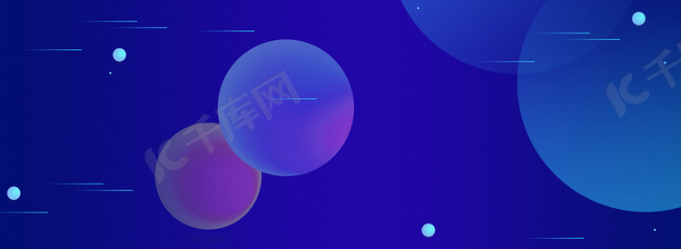 智能科技未来商业背景海报banner