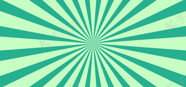 绿色几何放射背景