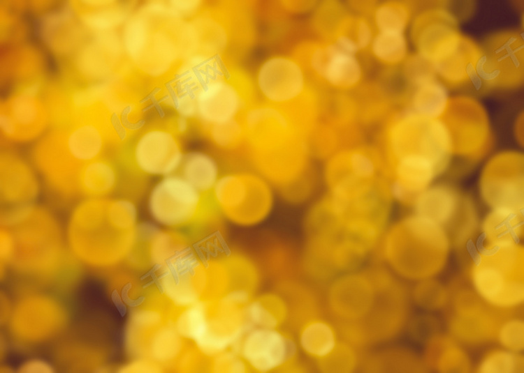 抽象黄色灯光背景金色glitter